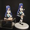 Mushoku Tensei Roxy Migurdia Maid Outfit Anime Figure Standing Kneeling Pose Cute Cat Ear Maid Dress Model Toy Desktop Deco Gift