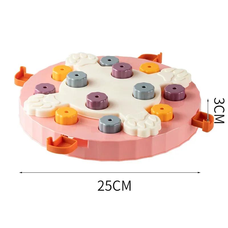 Interactive Puzzle Toys for Cats and Dogs Slow Feeder Bowl Non Slip Pet Food Dispenser Mental Stimulation IQ Training Games
