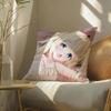 12Chocolanekoparaanime Pillow Case Pillowcase, Double-Sided Printed, Sofa Cushion, Bedroom Headboard