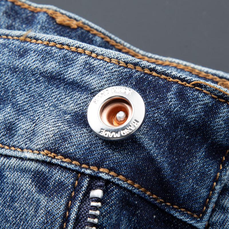 Herren Jeans mit geradem Bein, Stretch, Übergröße