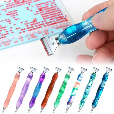 Diamond Art Malwerkzeuge Glitzer 5D Diamond Art Bohrstift Klebriger Bohrer Punktstift DIY Diamond Painting Set Strass-Picker
