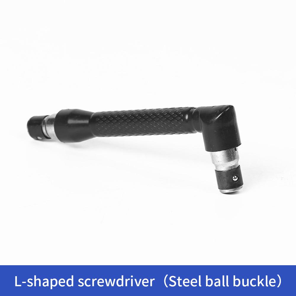 L-Typ Doppelkopf Steckschlüssel Dual-Use Kreuzschlitzschraubendreher Schraubendreher-Bits Sechskantaufnahme für Heim Autozubehör