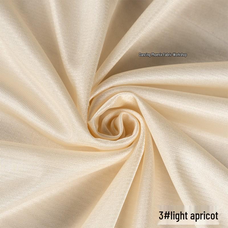 40D Warp-Knitted High-Elasticity Luster Chiffon Lining - Silky, Breathable Fabric for Dresses