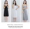 Women's 2025 Modal Long Camisole Dress: Summer Vest, Inner Layer Base, Black, for Spring and Autumn