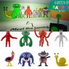 Rainbow Monster Banban Pvc Figurines Garden Themed Cartoon Collectibles