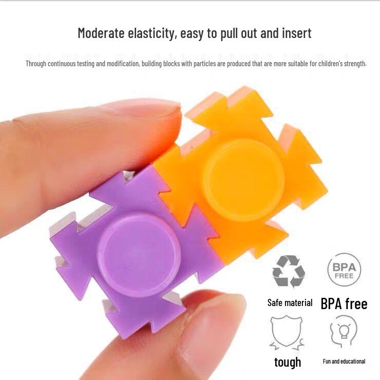 Cross-Border Micro Building Block Toy Set for Students, Small Particle Loose Parts