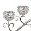 Candle Shining Crystal Metal Tealight Decorative Holder Christmas Party Ornaments