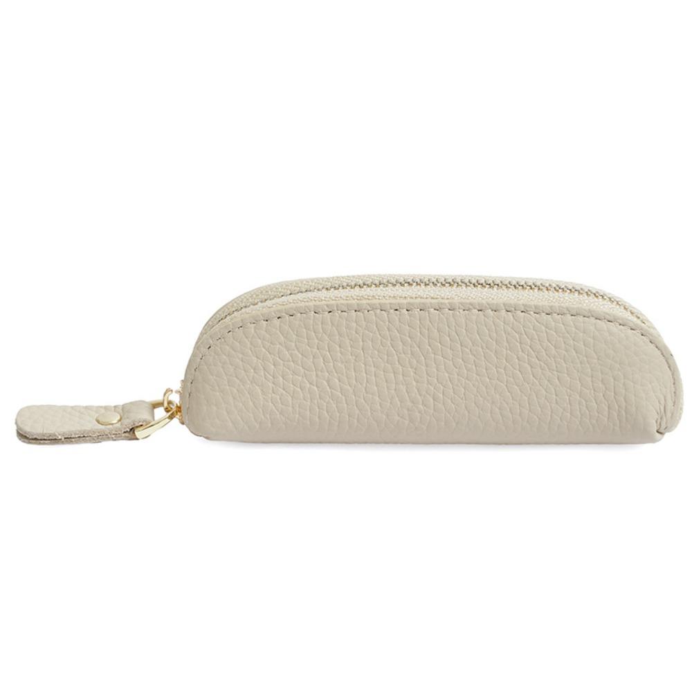 

Ретро женский кошелек однотонный кошелек из коровьей кожи пенал школьная сумка для канцелярских принадлежностей мини-кошелек для монет студенческий