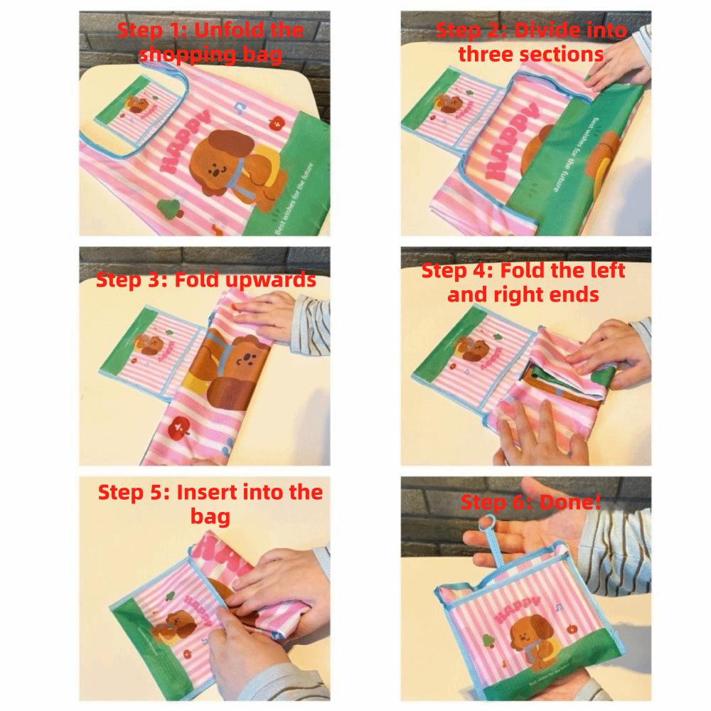 Waterproof Folding Storage Bag Eco-Friendly Handheld Bag Portable Vegetable Storage Bag Storage