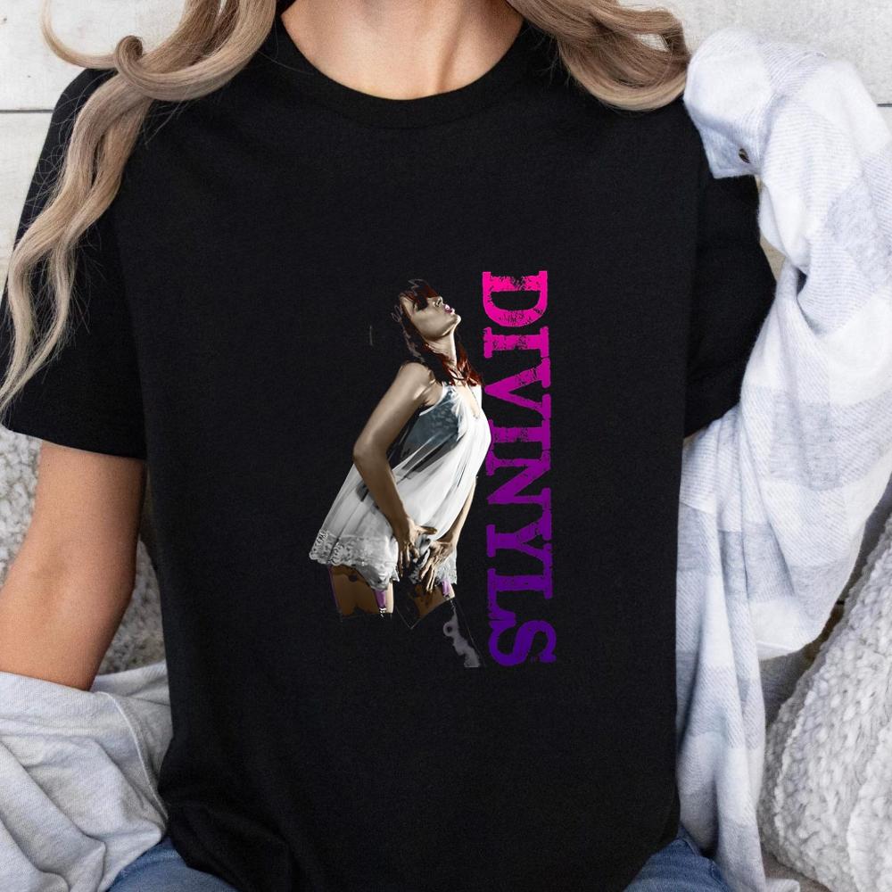 Unisexs TShirts And Tank Tops Divinyls Rock Band Summer ShortSleeved Unisexs And Unisexs Comfortable TShirts