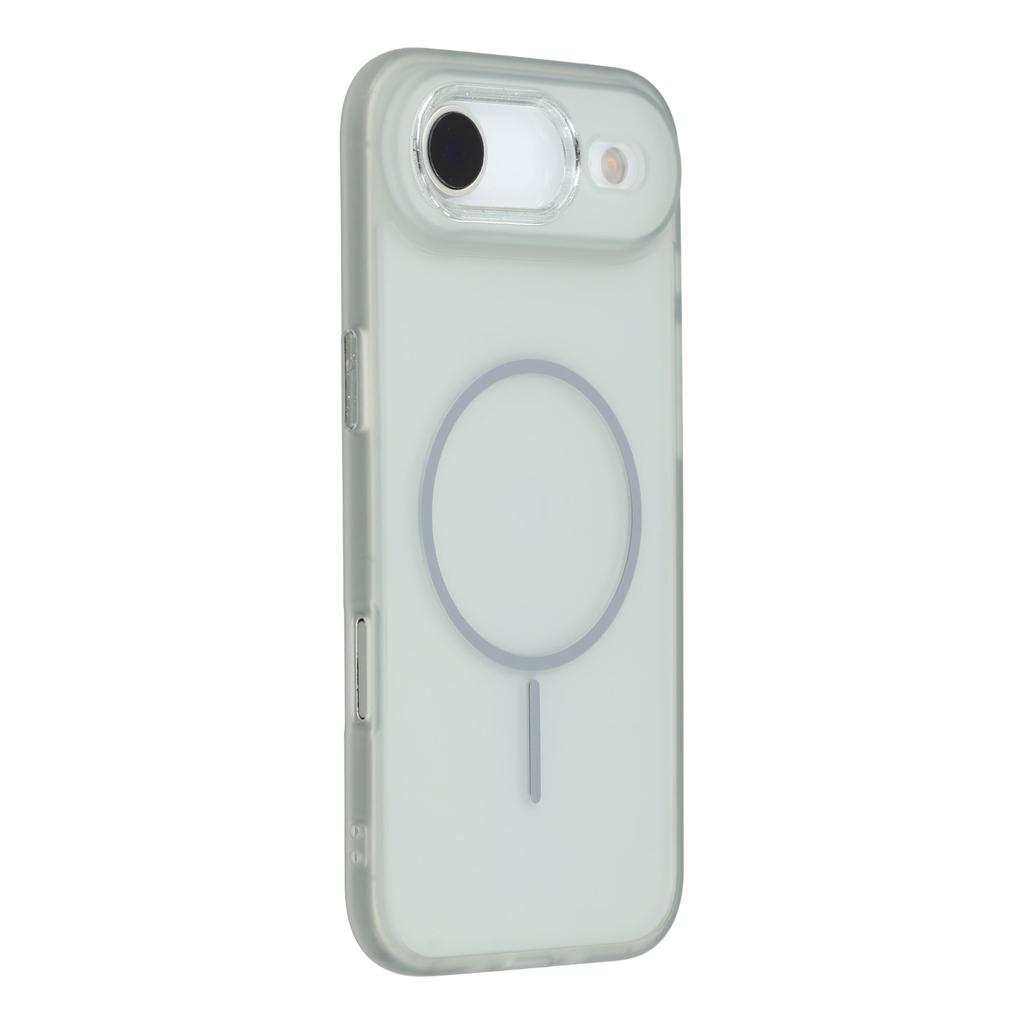 For iPhone Air Phone Case Compatible with MagSafe TPU + PC Matte Back Cover with Glitter Lens Frame