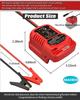 18V Battery Jumper Cables, 8 Gauge 6.5FT, 12V Portable Car Starter for 8.0L Gas/6.5L Engines (No Battery)