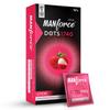 Manforce Litchi Flavoured Extra Dotted Condoms for Men | 10 Pcs | Lubricated Latex Condoms For Her Enhanced Pleasure | India’s No. 1* Condom Brand