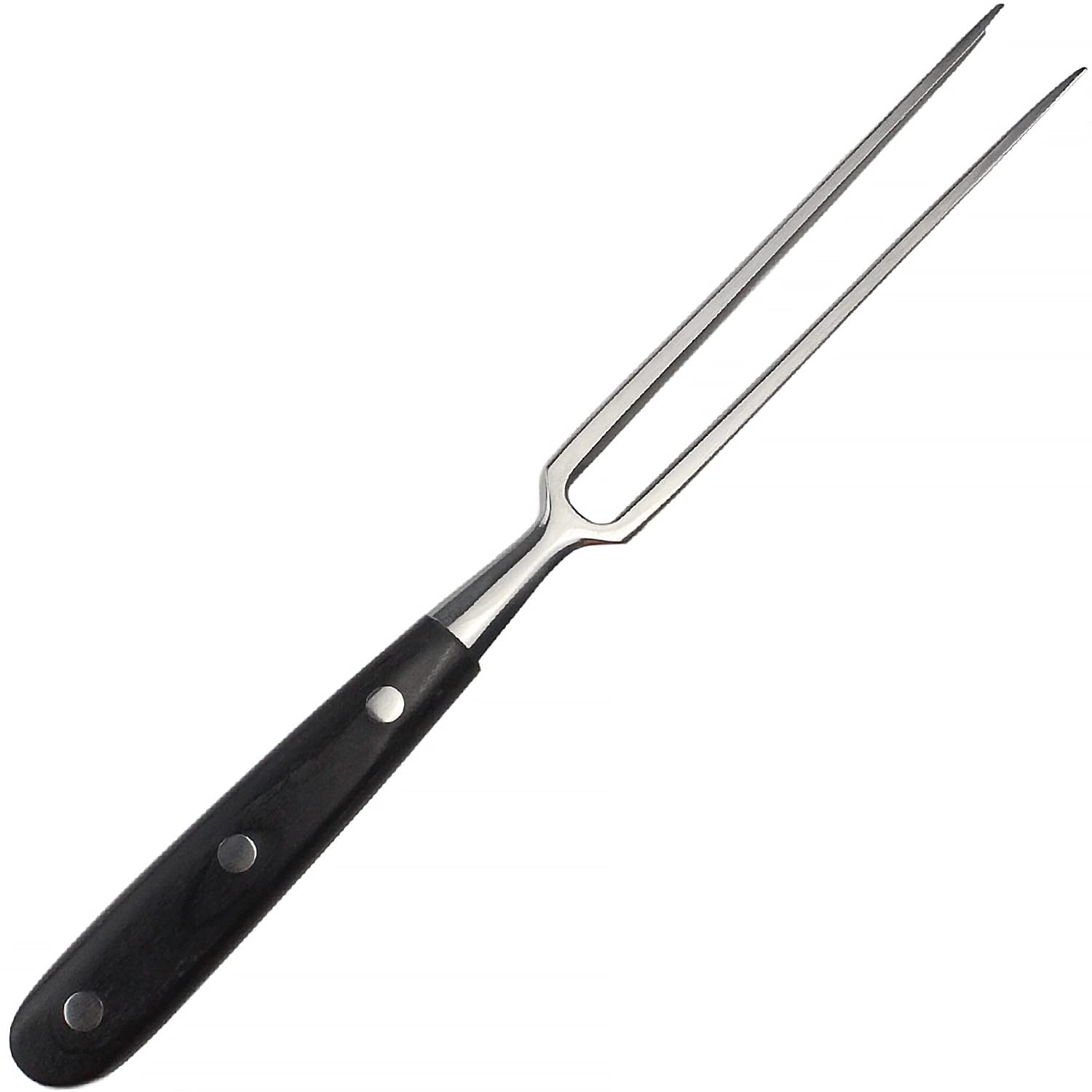 

30cm Stainless Steel Carving Fork for Outdoor BBQ Grill Tool for and Steak with Antibacterial Handle BBQ, Meat, Fish,