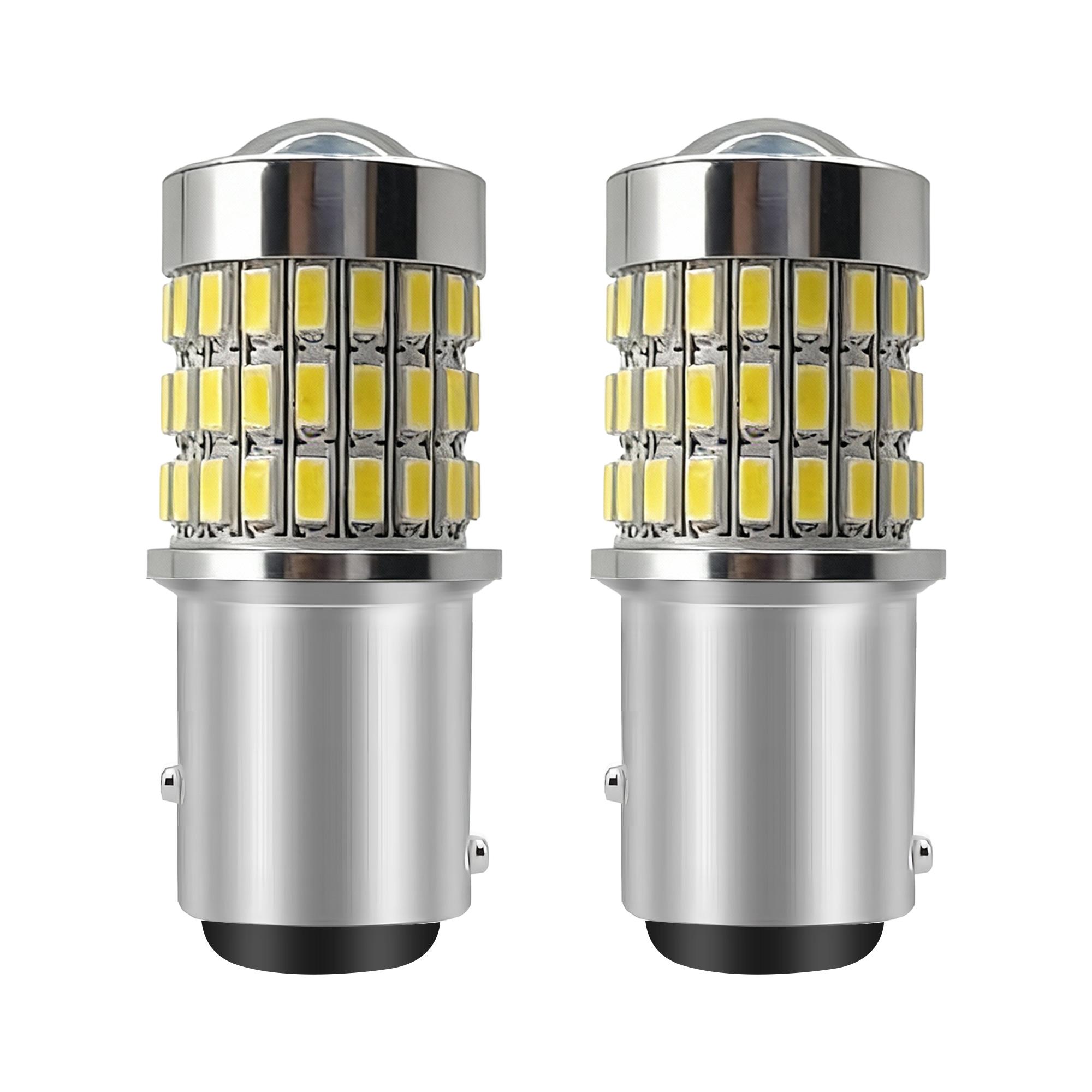 

Roadsun 2X For Dodge B250 1990-1991 1157 P21/5W Canbus LED Projector Lens Turn Signal Light Lamp Bulbs Plug And Play Accessories 1157 BAY15D P21/5W
