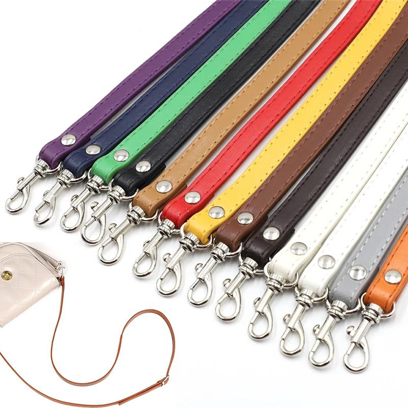 120cm Kožené popruhy Náhradní popruhy na rameno Rukojeť pro tašku Nastavitelná DIY rukojeť na peněženku pro kabelku Crossbody tašky Příslušenství