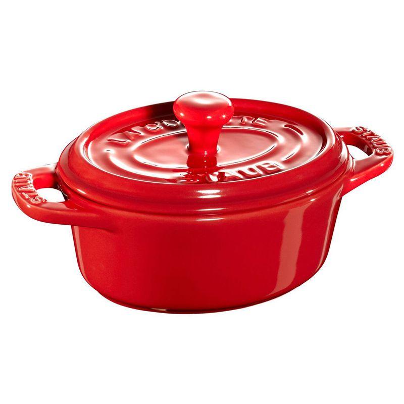 Staub Ceramic Mini Cocodé Oval 11cm (Cherry Red)