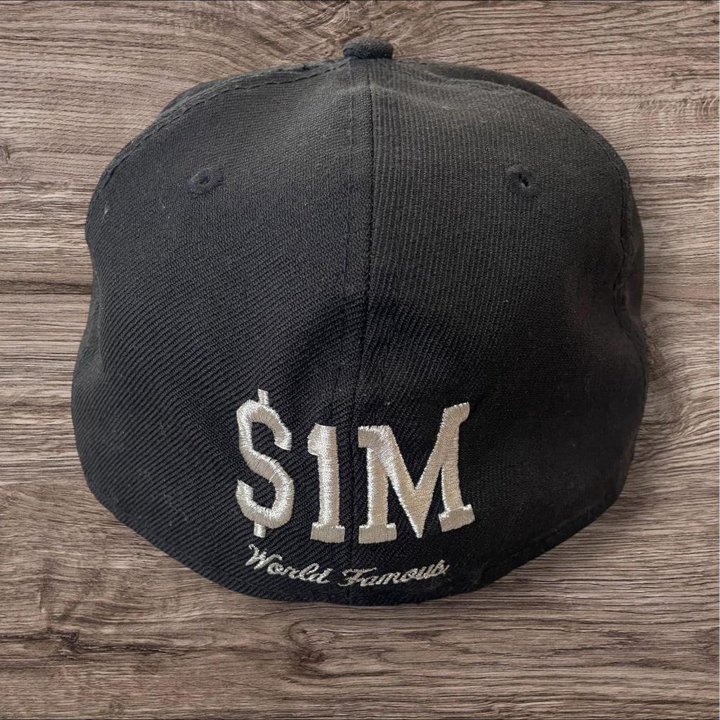 Used supreme cap black 20ss