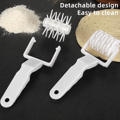 Pizza Punch PP Rullo per Pasta per Pizza con Ruota Modellata Strumento per Incidere la Crosta Senza BPA Strumenti di Scarico Cappa per Pasta di Pane
