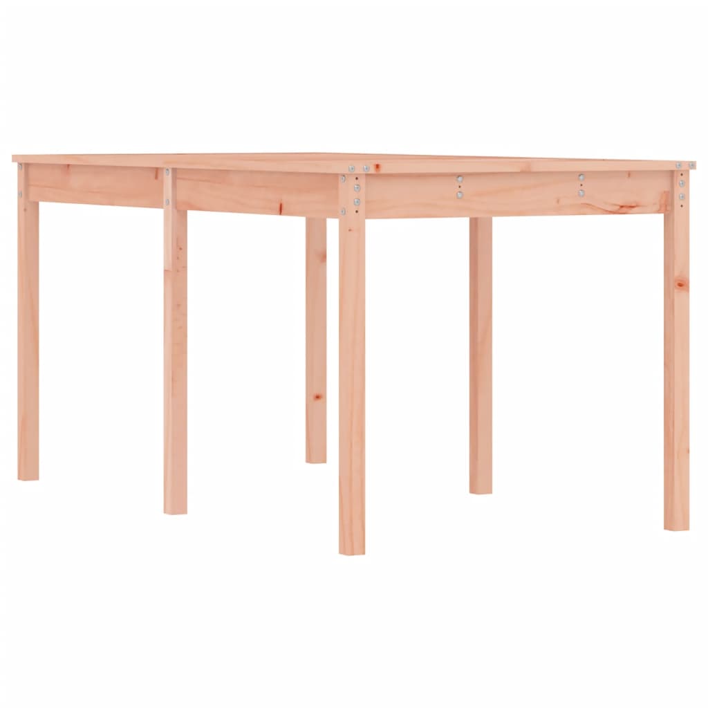 Garden Table 159.5 x 82.5 x 76 cm Solid Douglas Fir Wood