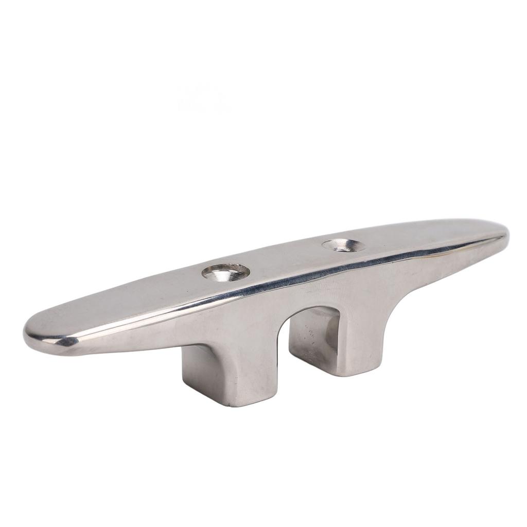 Boat Dock Cleat Stainless Steel Deck Rope Tie Down Anchor Line Cleat Holder for Ship Marine 6 Inches
