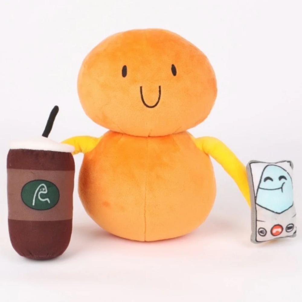The Land of Boggs Boe Plush Toy Boe Cartoon Character Soft Stuffed Animal Doll Cute Collectible Plushie Gift for Kids Fans 21cm оранжевый