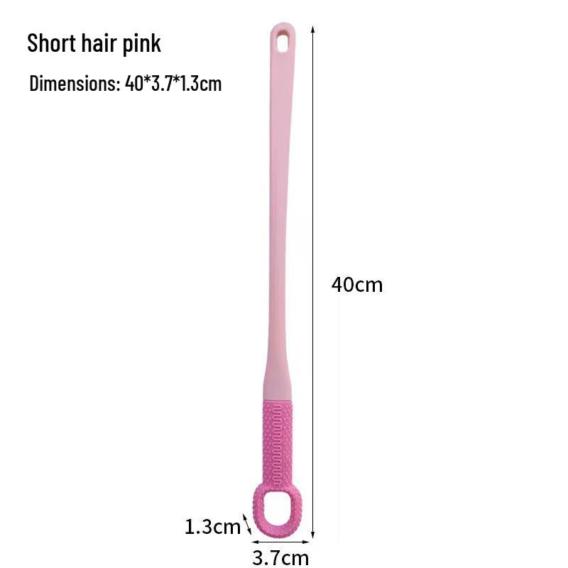 Soft Rubber Foot Brush with Long Handle - Toe Gap Cleaner & Callus Remover
