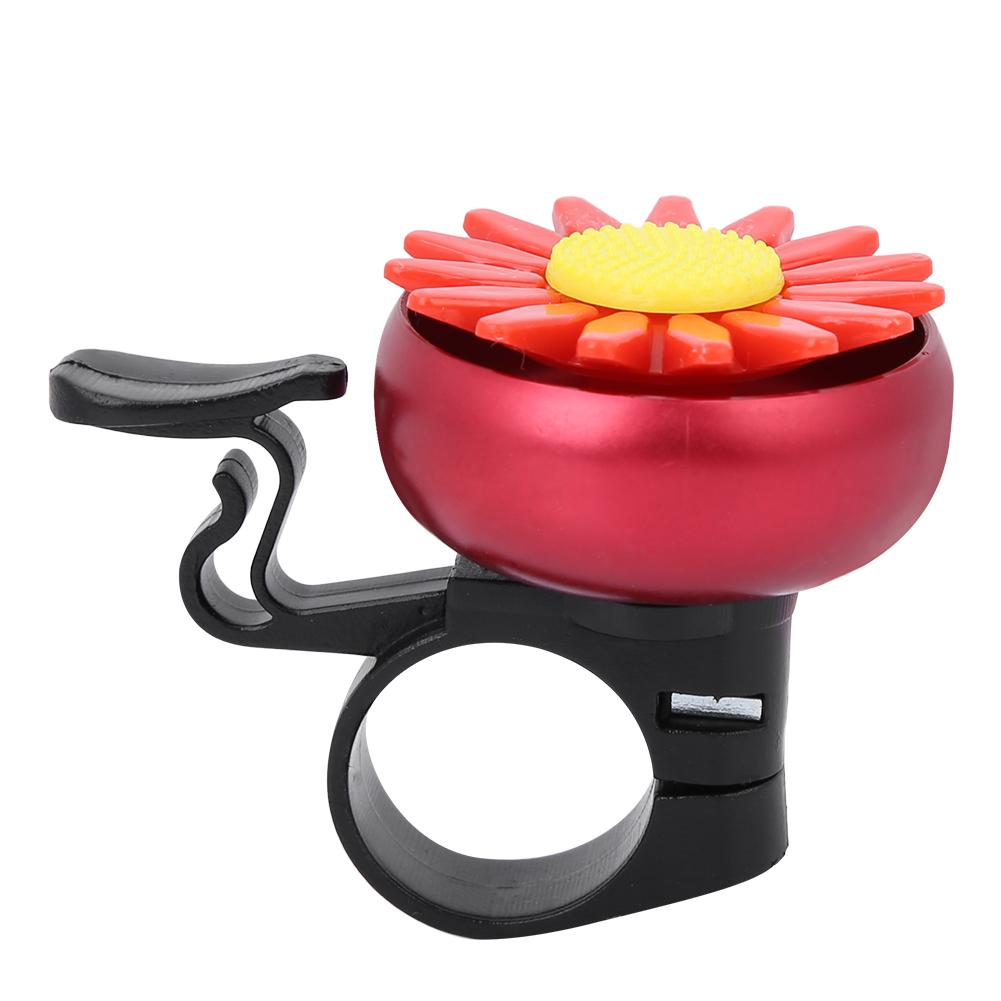 Quality     Bike Flower Decor   Cute Looking Clear Sound(red)