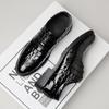 New Dress Leather Shoes Bright Leather Patent Leather Men's Business Pointed Leather Men's Shoes Trend
