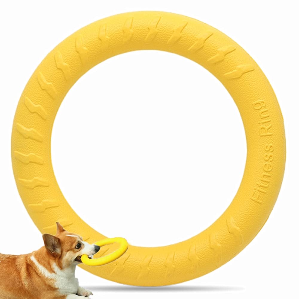 GreenGee Dog Dental Durable Toy for Large For Dog Pet Intelligence Floating Training Lightweight and Can be Played in Dog Chewing Ring Toy, [Choose