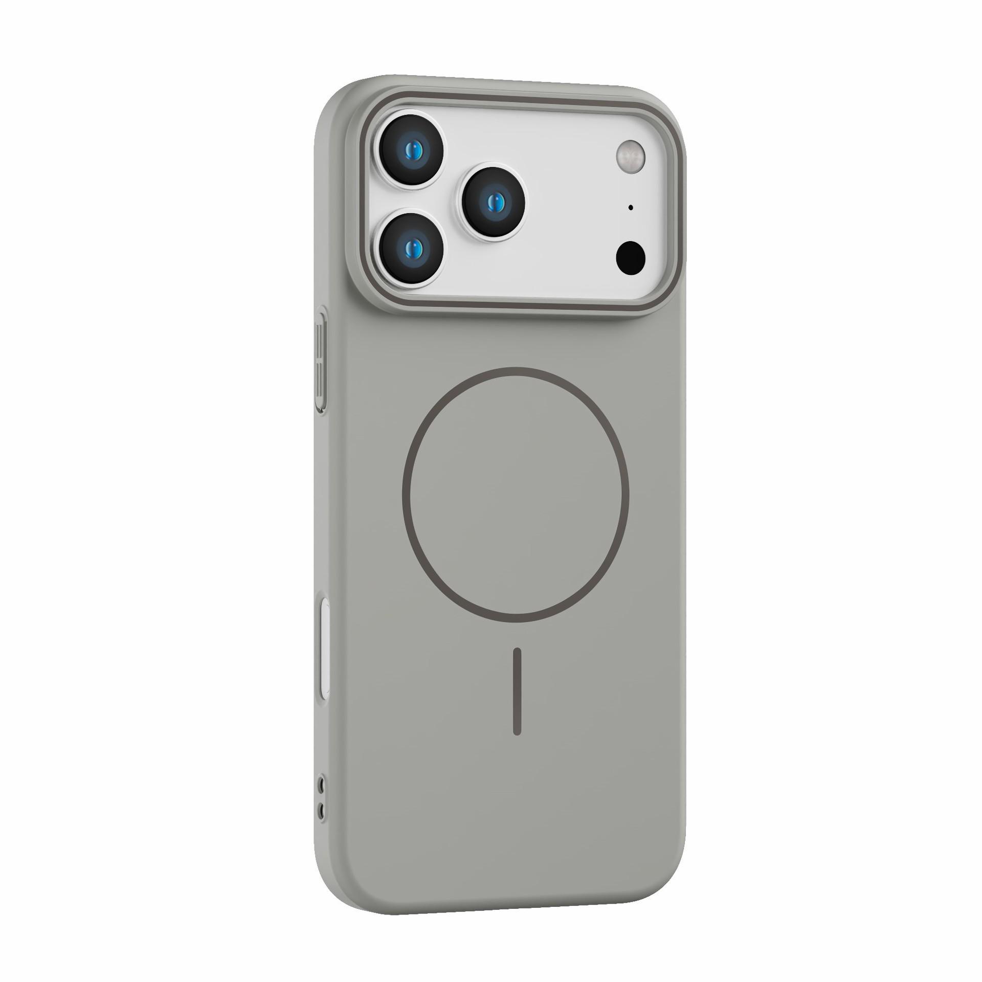 

For Magsafe PC Slim Magnetic Phone Case For iPhone 17 Air 16 Pro Max 16E 11 12 13 14 15 Plus 17 Pro Max Matte Bumper Hard Cover iPhone Air світло-сірий колір