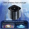 15W Car Wireless Charger Magsafe Magnetic Suction Cup Phone Holder Car Mount Dashboard Stand Fit for iPhone Samsung Hua Wei