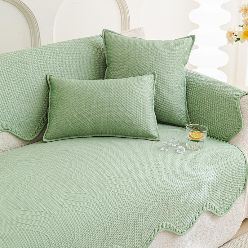 Summer New Cool One-Piece Combination Sofa Universal Simple Light Luxury Sofa Cushion Cover Cloth
