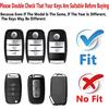 Key Fob Cover Case Compatible with Kia Forte Forte Koup NIRO Optima Rio Sorento Soul Sportage Accessories Shell