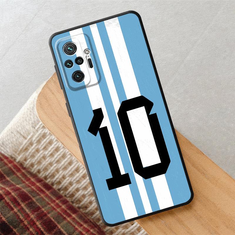 Cool Football Number Phone Case Xiaomi For Redmi 9 9A 9i 9C 9T 10 2022 10C 10A 12 12C 13C 14C K40 Pro A1 A2 Plus A3x A4 Cover