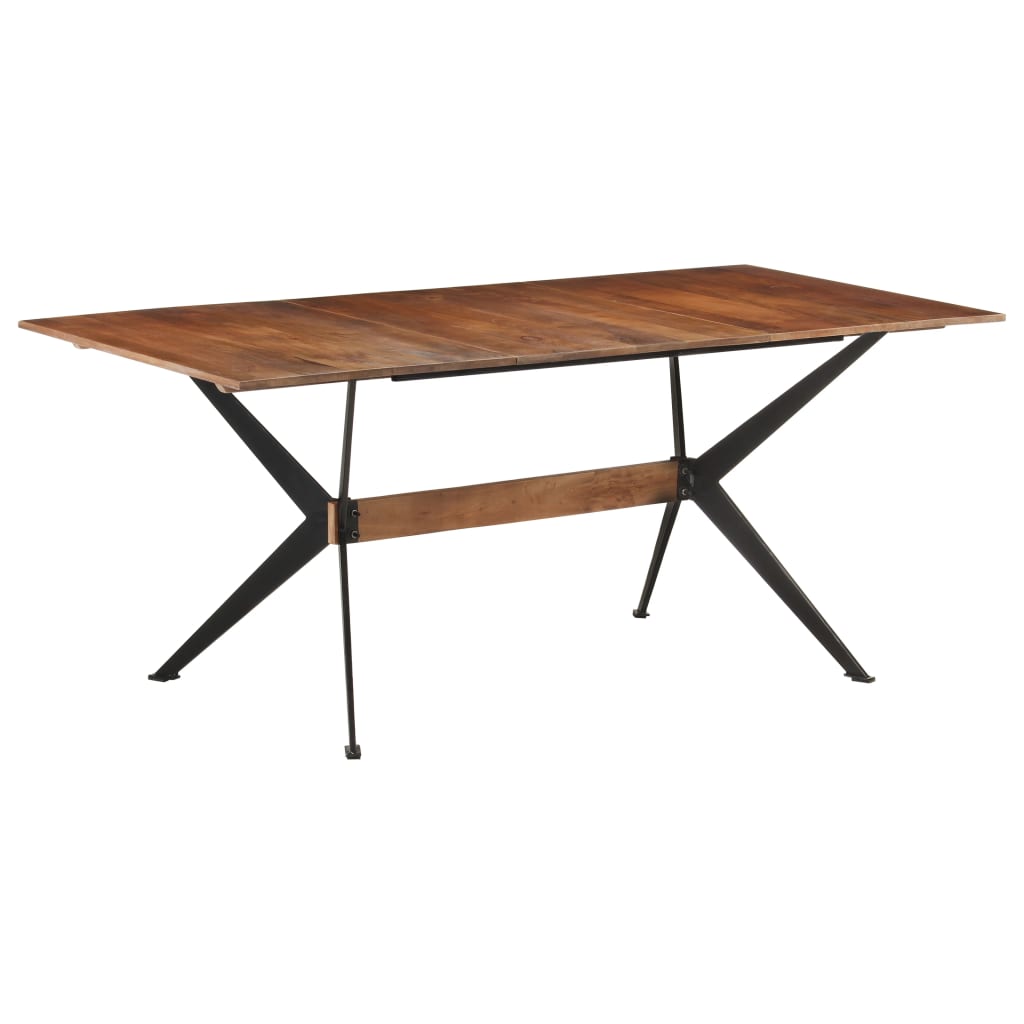 Dining Table 180x90x76 Cm Solid Mango Wood