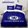 The Blues logo  Pattern Bedding Quilt Set Quilt Cover Pillowcase Home Decoration Birthday Gift (1 * duvet cover + 2 * pillowcase, without core)