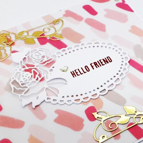 Rose Flower Metal Cutting Dies DIY Scrapbooking Card Making Paper Craft