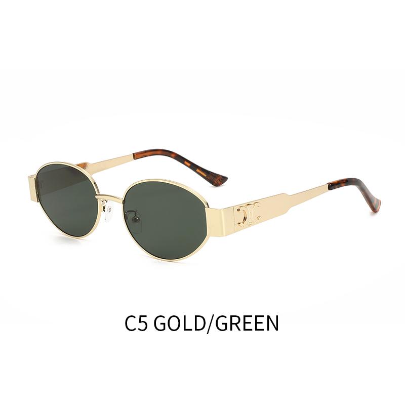 1pc elliptical sunglasses 2 women's street pography sunglasses retro high-end pography sunglasses
