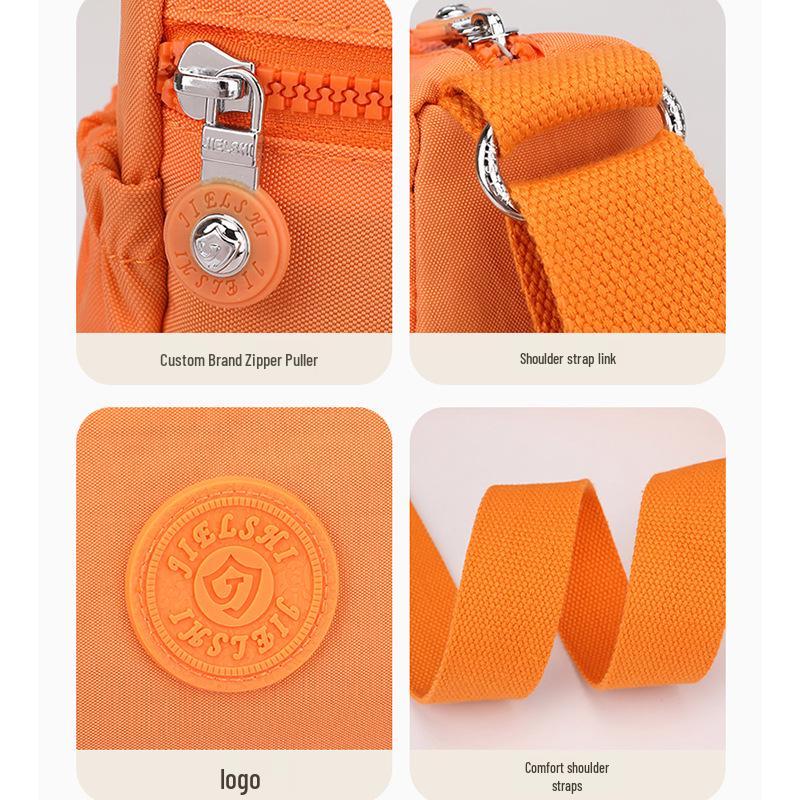 Trendy Women's Water-Repellent Nylon Crossbody Bag