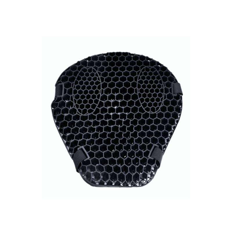 Motorcycle Gel Seat Pad with 3D Ventilation Channels Heat Insulation & Shock Absorption Bike Seat Cover for Riders
