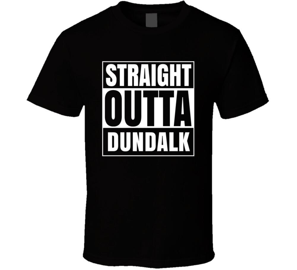 

Straight Outta Dundalk Maryland City Parody T Shirt Mens Womens Tees Top 2XL