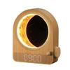 A25F-White Noise Machine Sunrise Alarm Clock, Meteor Moonlight& 10 Soothing Sounds-Dual Alarms, Timer, Easy Snooze