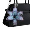 Sztuczny Kwiat Orchidea Lilia Breloczek Dekoracja Plecaka Kolorowy Ręcznie Robiony Wiercenie Nakłuwanie Kolor Gradientowy Dekoracja Domowa