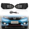 LED Fog Light Bezels for 18-20 Honda Fit GK5 - Daytime Running & Decorative Lights