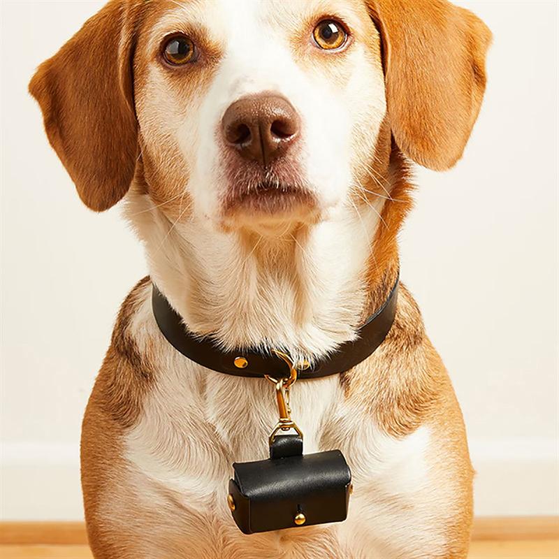 1Pc Mini Wedding Leather Ring Box For Proposing Dog Collar Pendant Ring Box Engagement Wedding Ring Storage Box