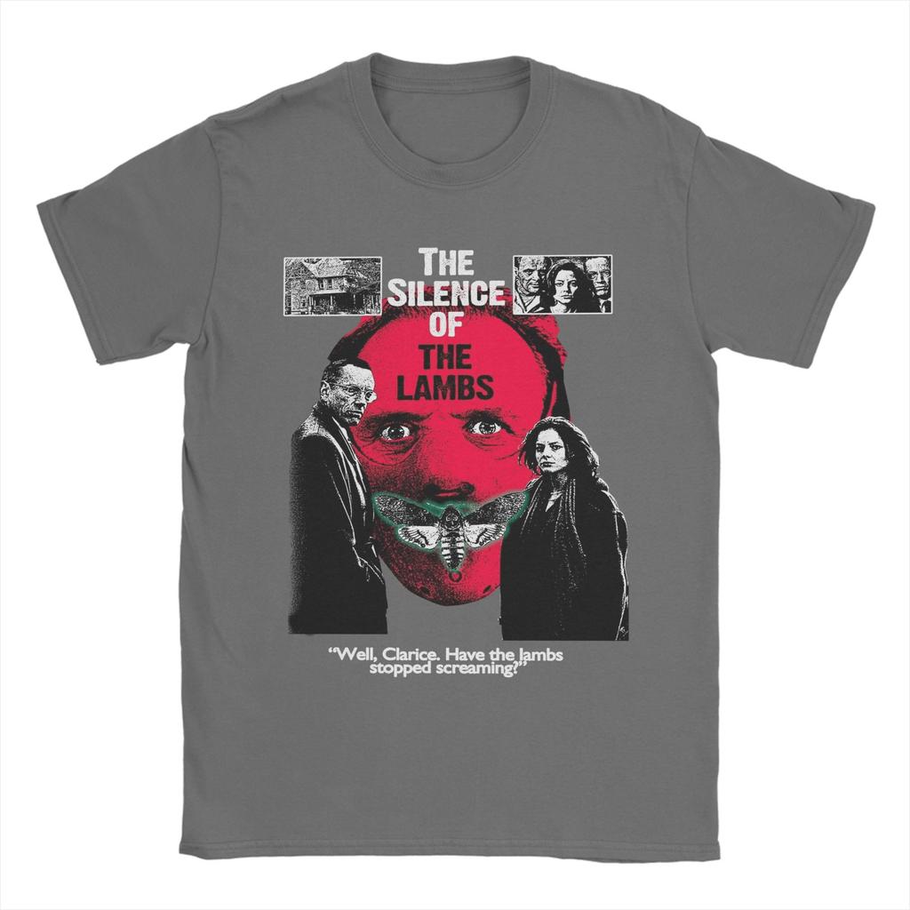 Men The Silence Of The Lambs T Shirt  100 Cotton Tops Fashion Short Sleeve Crew Neck Tees Plus Size TShirts
