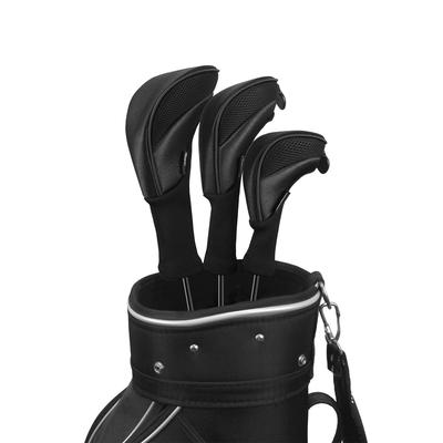 Scott Edward Golf Club Headcovers for the Lane Woods 3 Long Neck Mesh Golf Club Headcovers with Interchangeable Number Labels Driver/Mixed Style,