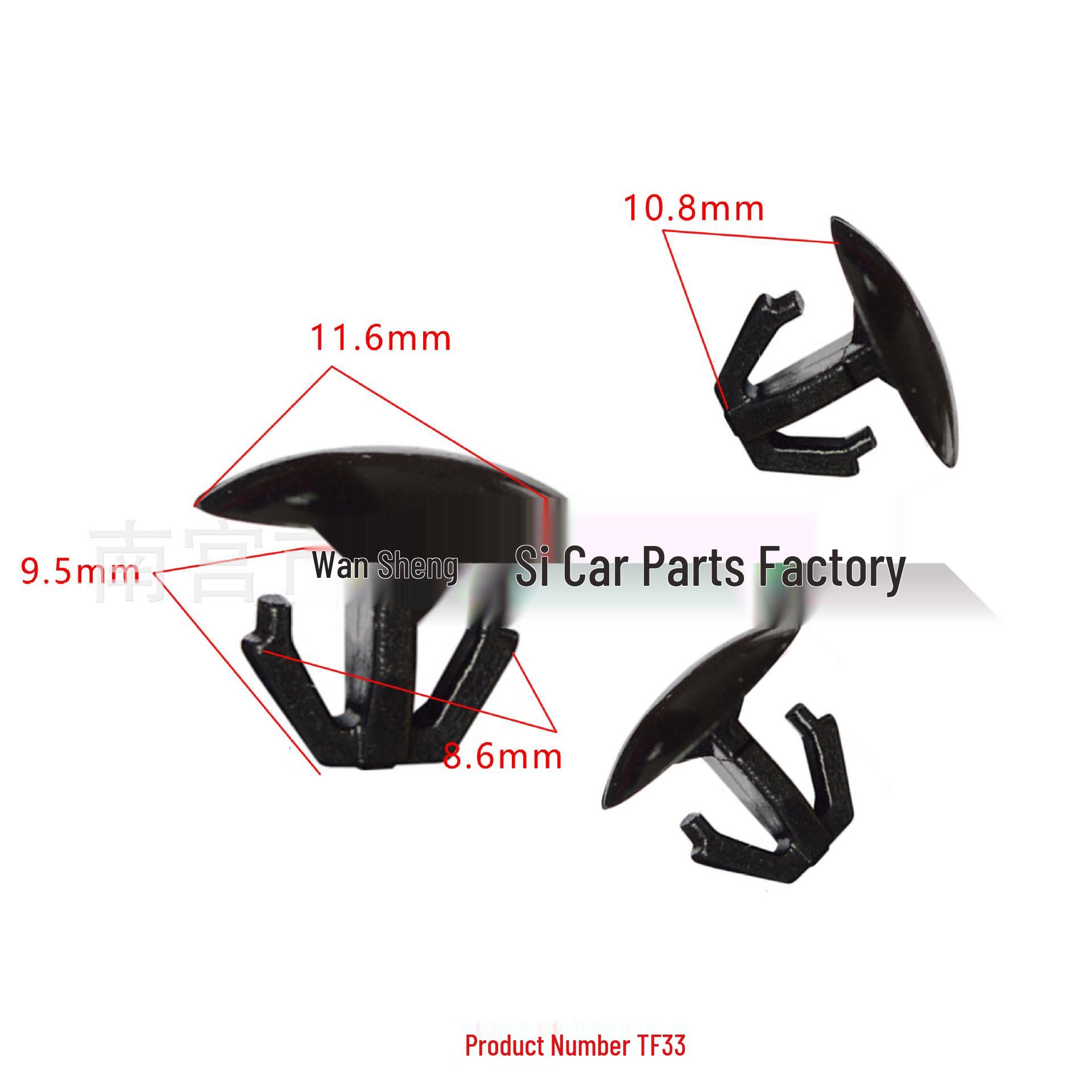 

Honda Acura Hood Trim Sealing Strip Clips & Rivets 10000 units