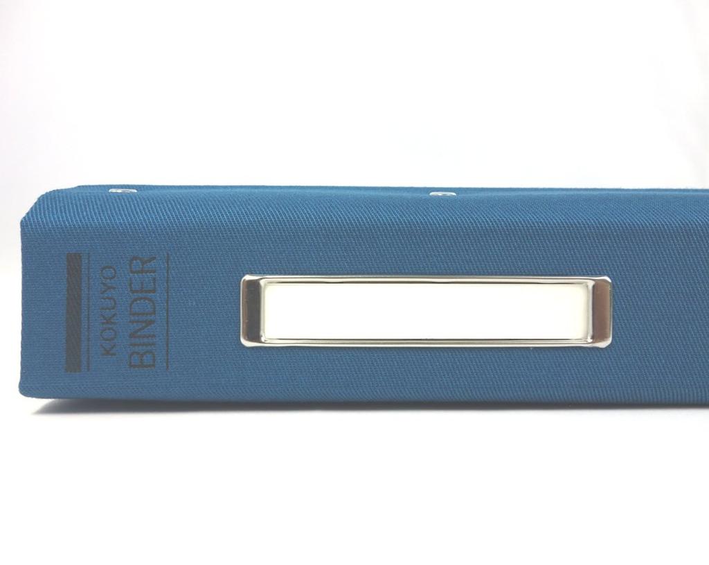 KOKUYO File Cloth B5 Gold 26 200 Sheet Binder, Covered, Size, Vertical, Edge, Holes, Capacity, Blue, Ha-120BZ